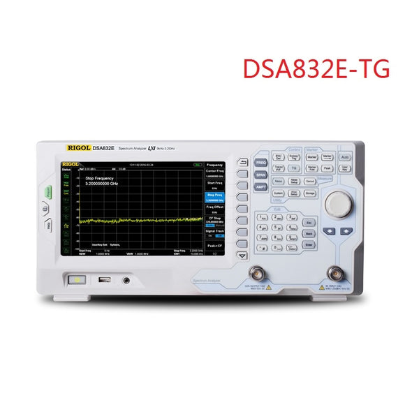 RIGOL DSA832E-TG 10 Hz Spectrum Analyzer 9kHz to 3.2GHz with Tracking Generator