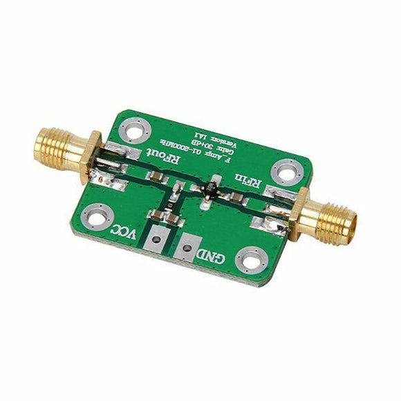 New 0.1-2000MHz RF wideband amplifier gain 30dB low-noise amplifier LNA Board Modules 25X52mm Board